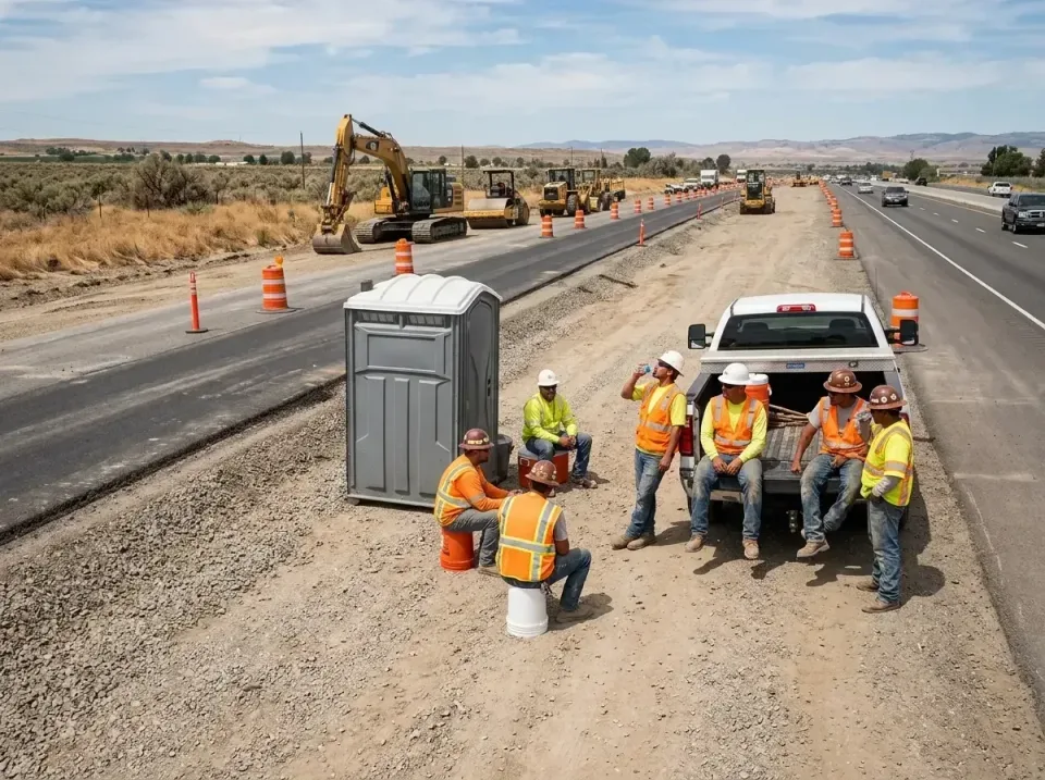 highway-road-construction-crew-007 — frequently asked questions, Porta Potty and Restroom Rentals in Knik-Fairview, AK